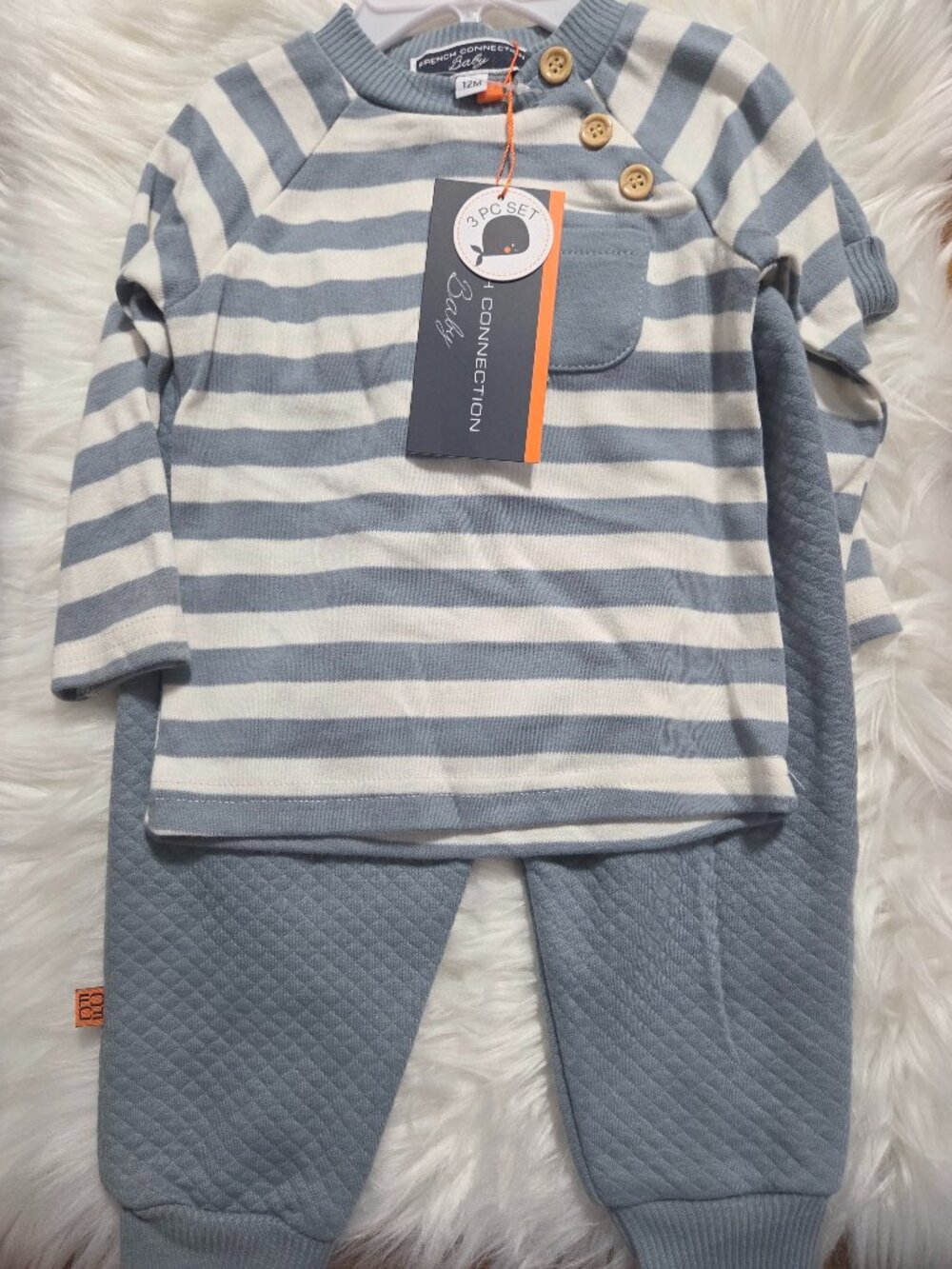 French Connection 3 Piece Baby Set